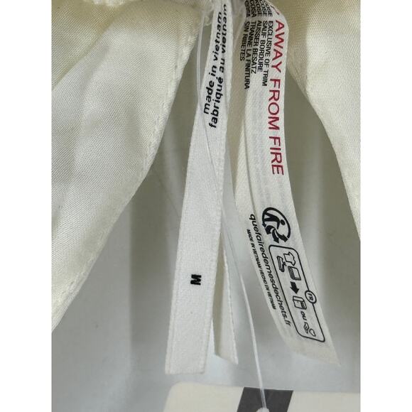 NWT AnthropologieHanky Panky Satin Sleep Bralette in Ivory - Picture 6 of 6